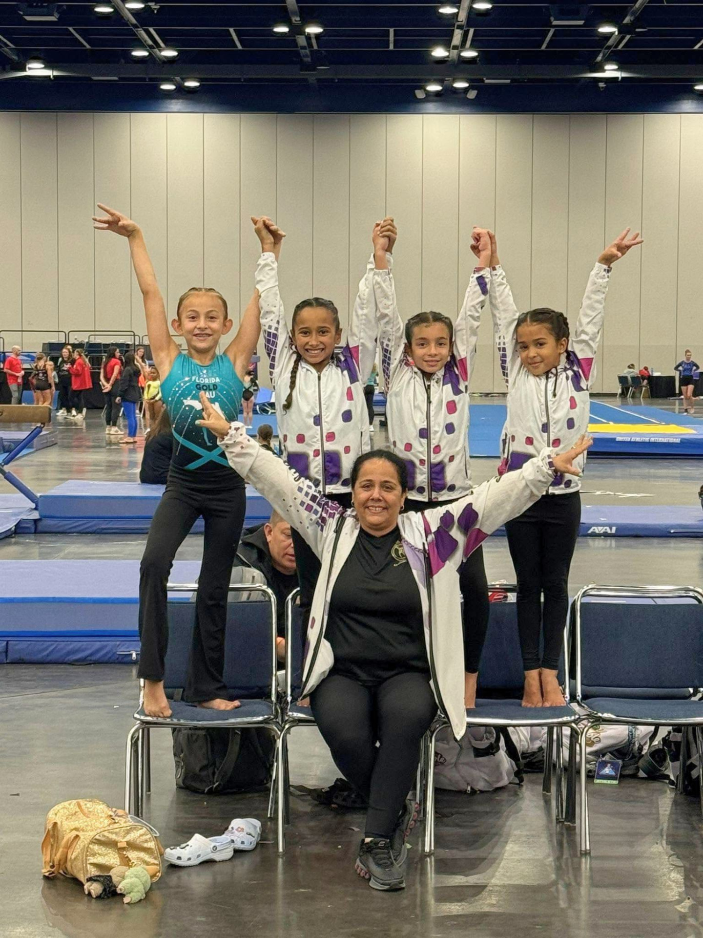 Coach Rosalba Carrasquel gimnasia en Andinas Star Gymnastics
